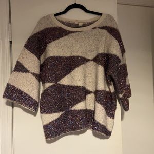 NWT Anthropologie sparkly sweater